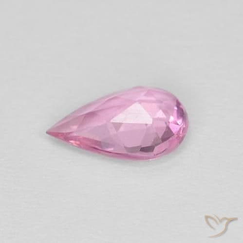 0.35ct Natural Hot Pink Sapphire, Pear Shape, 6.1x4 mm