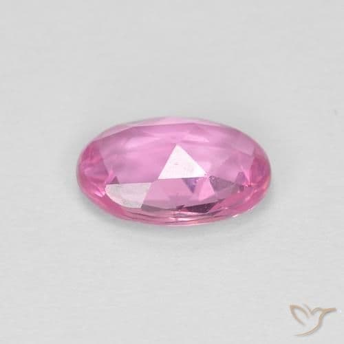 0.47ct Natural Medium Pink Sapphire, Oval Cut, 5.9x4.1 mm