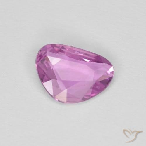 0.51ct Medium Purple Sapphire, Fancy Shape, 6.6x4.8 mm