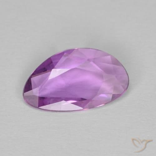 0.69ct Medium Purple Sapphire, Fancy Shape, 8.5x4.8 mm