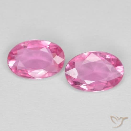 0.80ct Royal Purple Pink Sapphire, Oval Cut, 6.1x4.1 mm