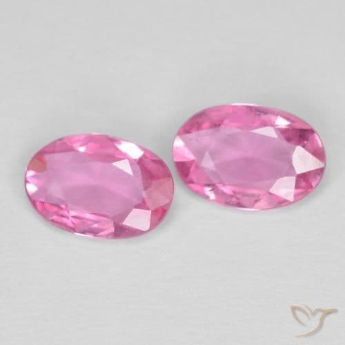 0.80ct Royal Purple Pink Sapphire, Oval Cut, 6.1x4.1 mm