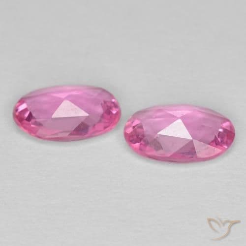 0.80ct Royal Purple Pink Sapphire, Oval Cut, 6.1x4.1 mm