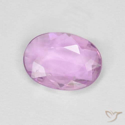 0.67ct Natural Medium Purple Sapphire, Oval Cut, 7x5.1 mm