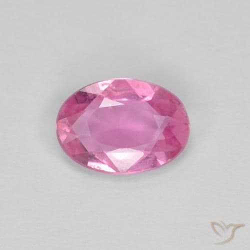 0.41ct Very Light Pink Sapphire, Oval Cut, 5.8x4.3 mm