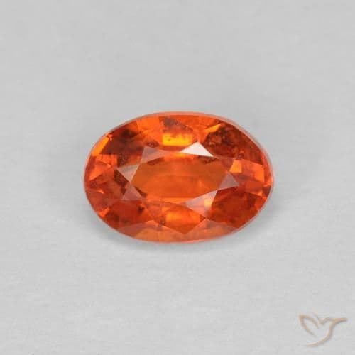 0.49ct Bright Crimson Red Sapphire, Oval Cut, 5.7x4.1 mm