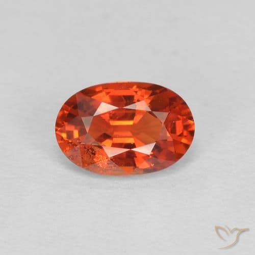 0.51ct Bright Crimson Red Sapphire, Oval Cut, 5.9x3.9 mm