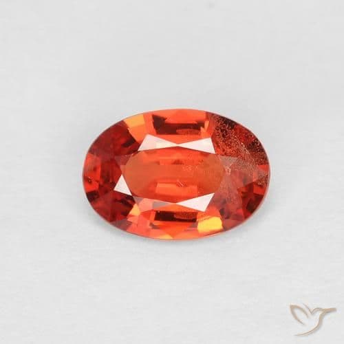 1.34ct Natural Deep Crimson Sapphire, Oval Cut, 6.1x4.2 mm