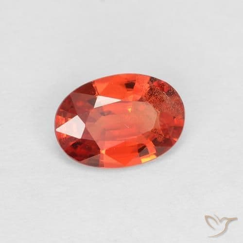 0.50ct Natural Medium Red Sapphire, Oval Cut, 5.9x4.1 mm
