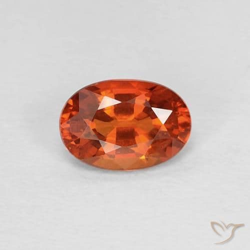 0.55ct Natural Medium Red Sapphire, Oval Cut, 5.7x4 mm