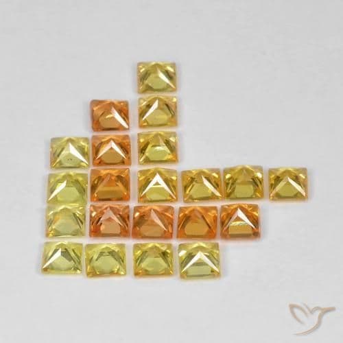 2.71ct Natural Multicolor Sapphire, Square, 2.6x2.6 mm