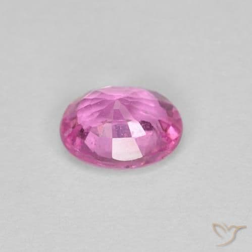 0.45ct Natural Medium Pink Sapphire, Oval Cut, 5x4 mm