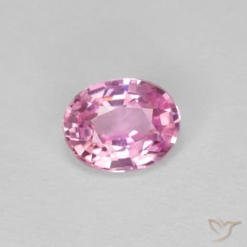 0.38ct Royal Purple Pink Sapphire, Oval Cut, 4.8x3.8 mm