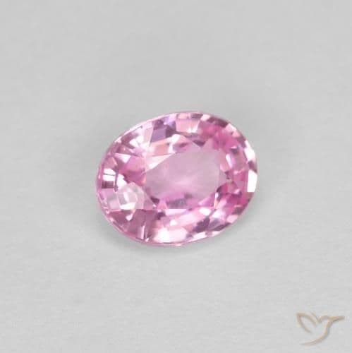 0.38ct Royal Purple Pink Sapphire, Oval Cut, 4.8x3.8 mm