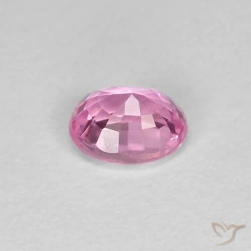 0.48ct Royal Purple Pink Sapphire, Oval Cut, 4.9x4 mm