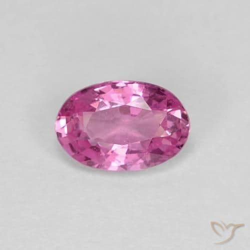 0.62ct Natural Reddish Purple Sapphire, Oval Cut, 6.1x4.1 mm