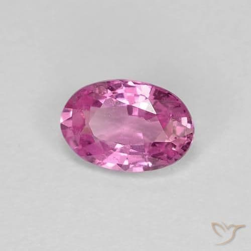 0.62ct Natural Reddish Purple Sapphire, Oval Cut, 6.1x4.1 mm