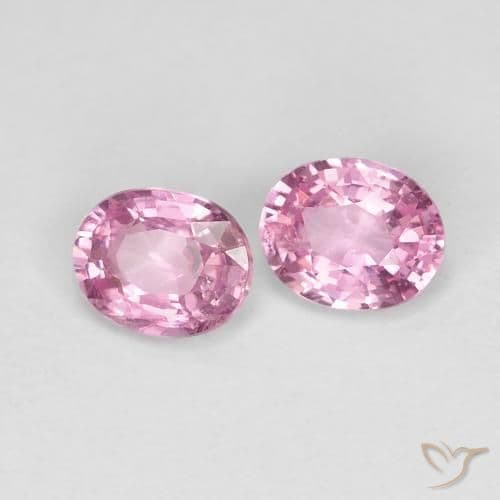 0.88ct Natural Very Light Pink Sapphire, Oval Cut, 5x4.1 mm