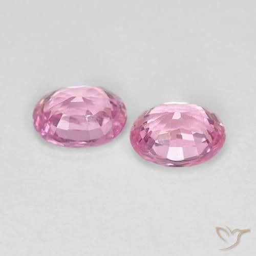0.88ct Natural Very Light Pink Sapphire, Oval Cut, 5x4.1 mm