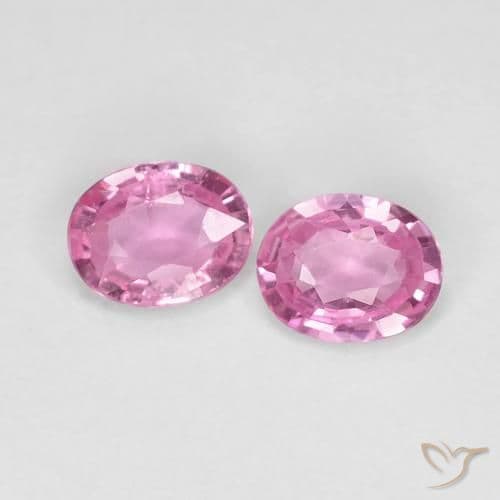 0.71ct Natural Very Light Pink Sapphire, Oval Cut, 5x4 mm