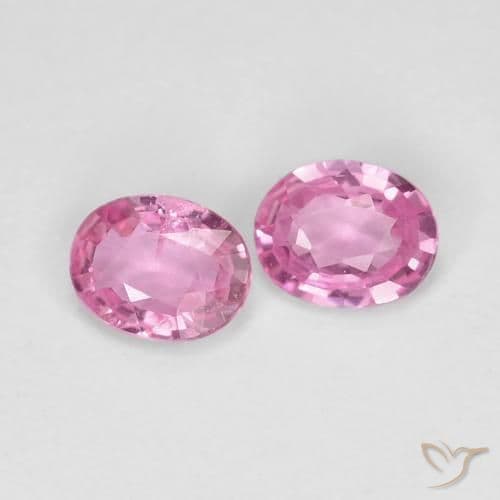 0.71ct Natural Very Light Pink Sapphire, Oval Cut, 5x4 mm