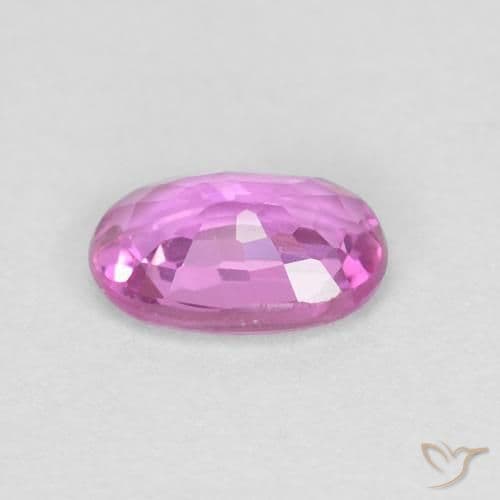 0.47ct Natural Pinkish Purple Sapphire, Oval Cut, 5.7x3.7 mm