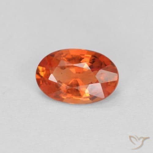 0.59ct Bright Crimson Red Sapphire, Oval Cut, 5.8x3.8 mm