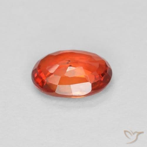 0.60ct Natural Medium Red Sapphire, Oval Cut, 6x4.2 mm