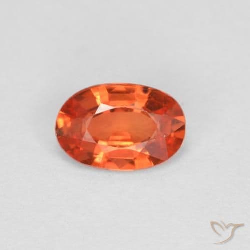 0.59ct Bright Crimson Red Sapphire, Oval Cut, 5.8x3.8 mm