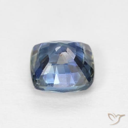 0.70ct Natural Navy Blue Sapphire, Cushion Cut, 4.8x4.7 mm