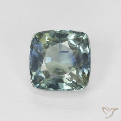 3.23ct Medium Dark Blue Sapphire, Cushion Cut, 8.5x8.8 mm