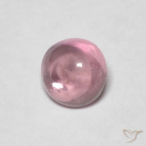 0.49ct Natural Rosewood Pink Sapphire, Round Cut, 4.24 mm