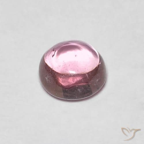 0.49ct Natural Rosewood Pink Sapphire, Round Cut, 4.24 mm