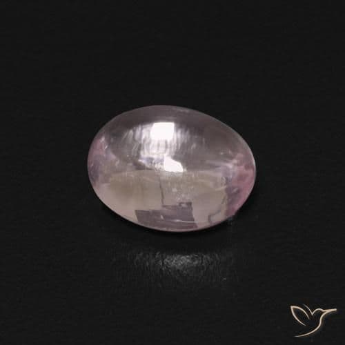 0.48ct Very Light Purple Sapphire, Oval Cut, 4.8x3.8 mm
