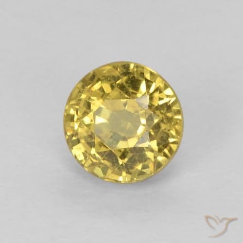 0.64ct Natural Golden Brown Sapphire, Round Cut, 4.61 mm