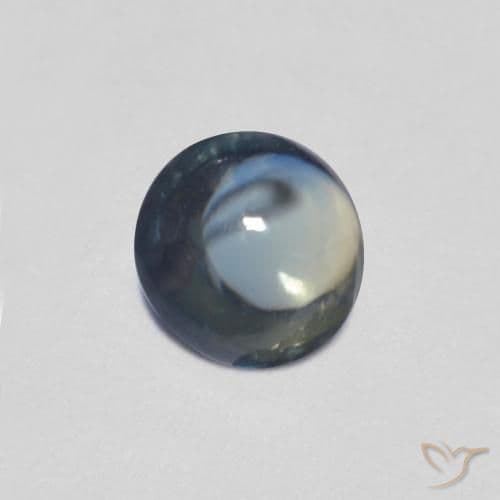 0.44ct Natural Navy Blue Sapphire, Round Cut, 4.36 mm