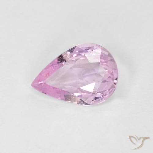 0.64ct Natural Deep Sangria Sapphire, Pear Shape, 7x4.7 mm