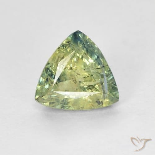 0.48ct Natural Teal Sapphire, Trillion, 4.8x4.6 mm