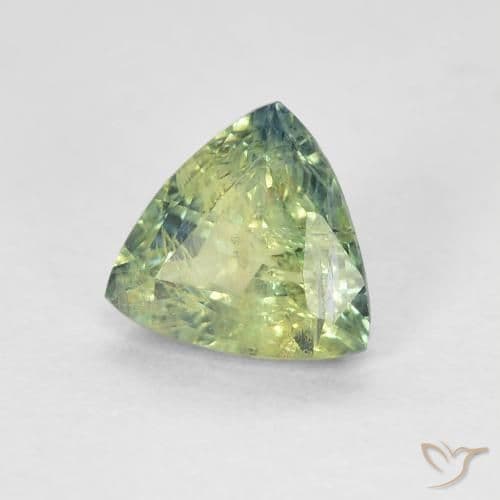 1.04ct Natural Multicolor Sapphire, Trillion, 6.3x6 mm