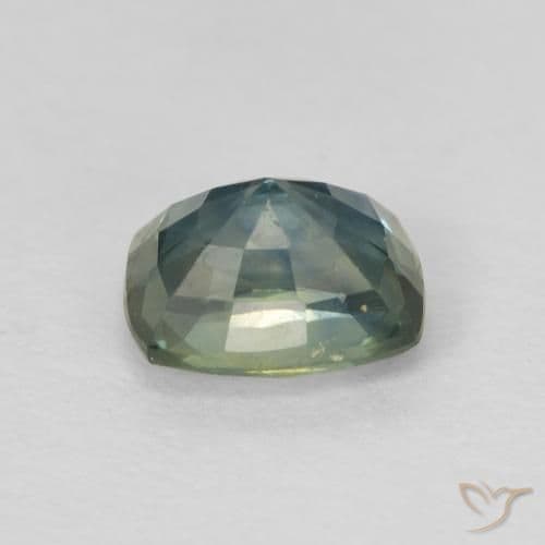 0.82ct Natural Multicolor Sapphire, Cushion Cut, 5.6x4.5 mm