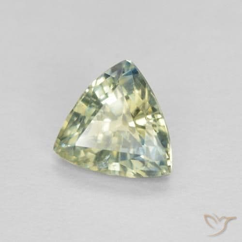 0.48ct Natural Multicolor Sapphire, Trillion, 5x4.8 mm