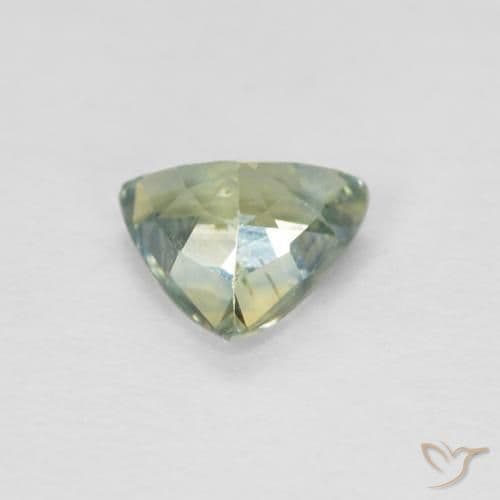 0.48ct Natural Multicolor Sapphire, Trillion, 5x4.8 mm