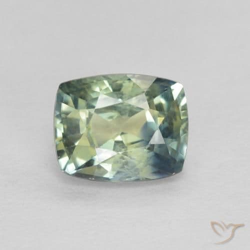 0.86ct Deep Navy Blue Sapphire, Cushion Cut, 5.6x4.5 mm