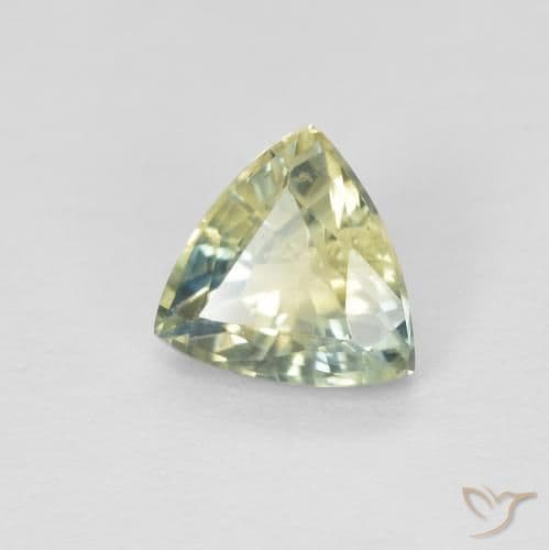 0.92ct Natural Multicolor Sapphire, Trillion, 5.9x5.6 mm
