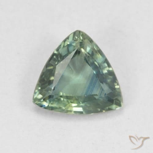 0.54ct Natural Teal Sapphire, Trillion, 4.8x4.6 mm
