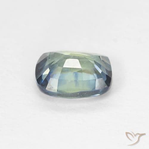 0.95ct Natural Multicolor Sapphire, Cushion Cut, 6x5.1 mm