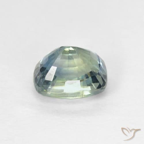 1.27ct Natural Multicolor Sapphire, Cushion Cut, 6.1x5 mm
