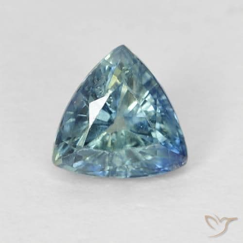 1.03ct Natural Multicolor Sapphire, Trillion, 6x5.7 mm