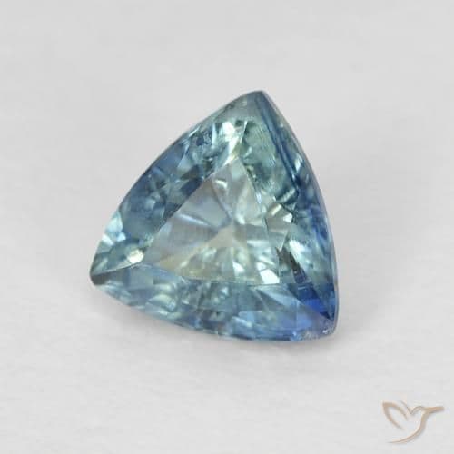 0.62ct Natural Teal Sapphire, Trillion, 5.3x5 mm