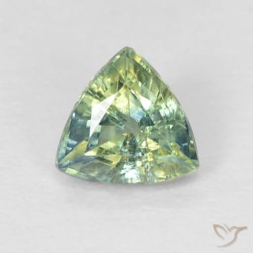 1.03ct Natural Multicolor Sapphire, Trillion, 6x5.7 mm